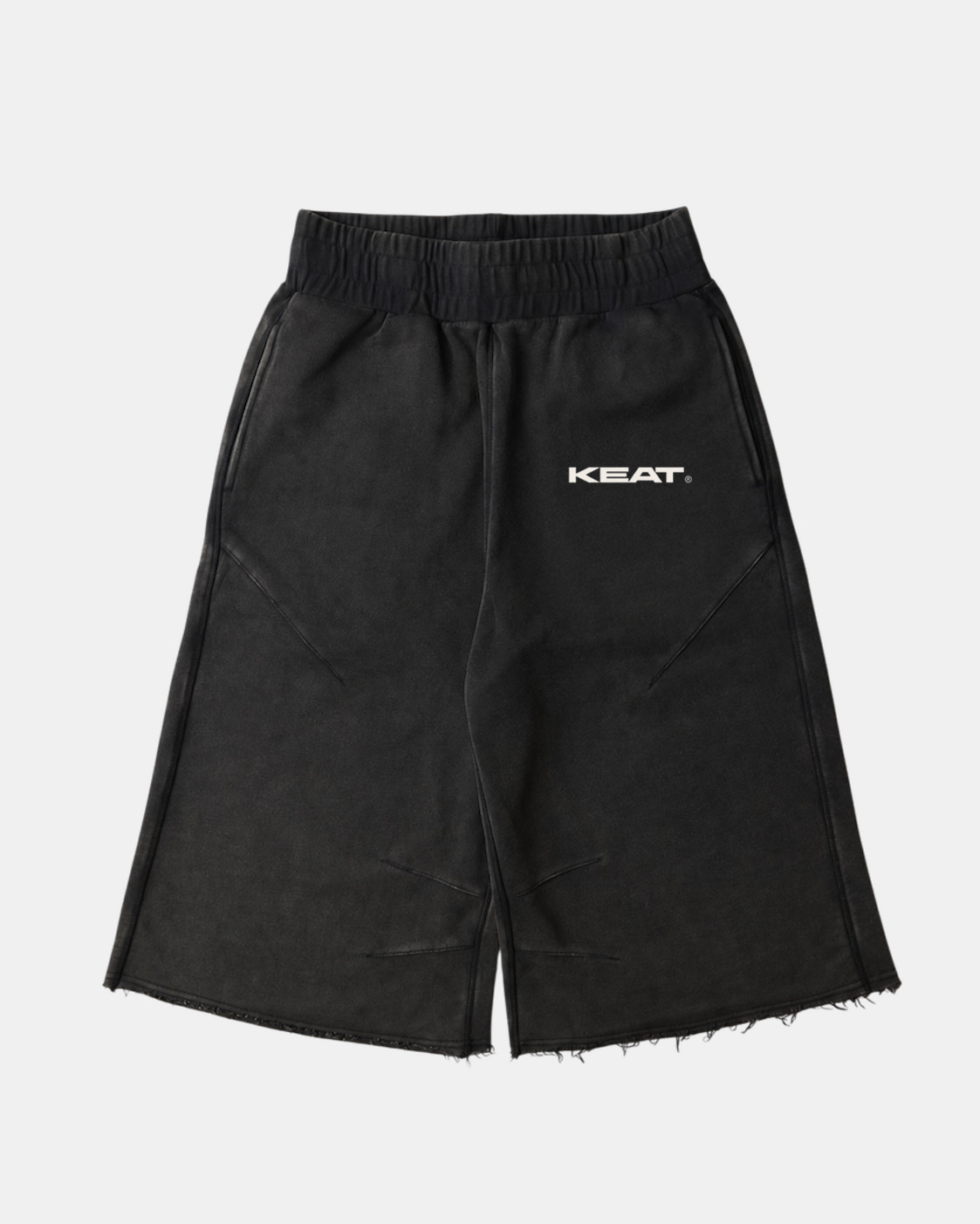 3/4 Shorts — Off Black