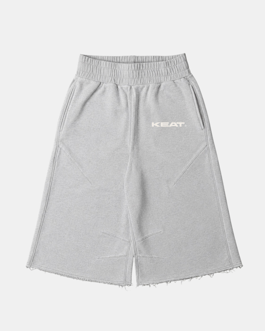 3/4 Shorts — Washed Grey