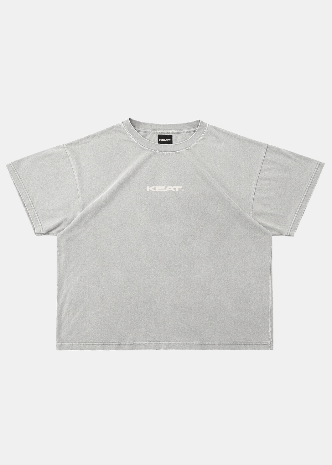 Logo Tee — Washed Grey